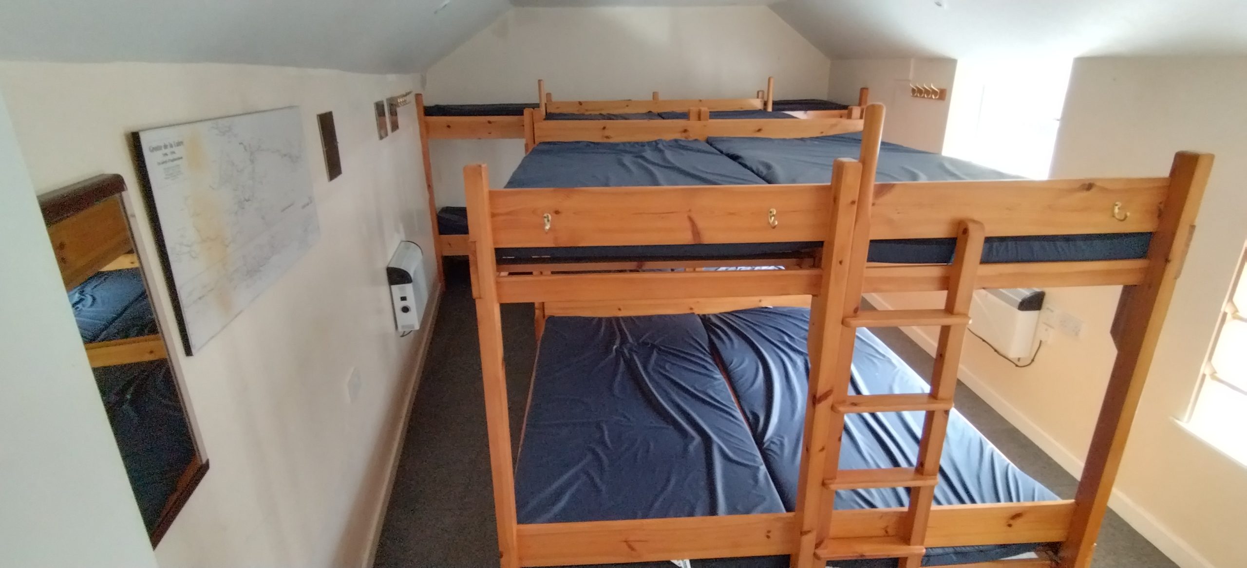 Large bunkroom at South Dartmoor Bunkhouse